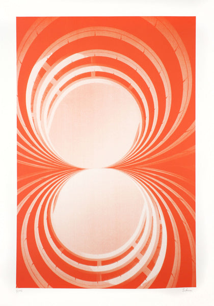 Modernist Buildings Eight Orange